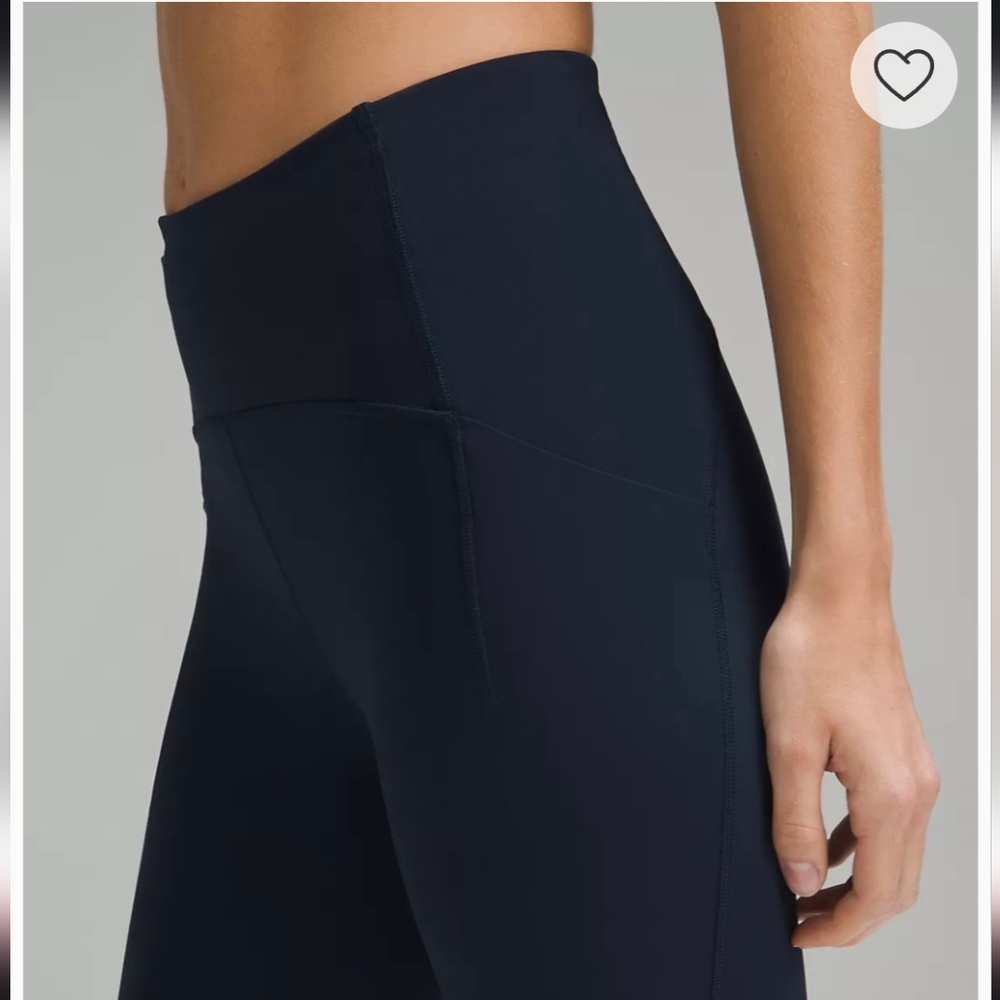 Lululemon | leggings in true navy, size 6